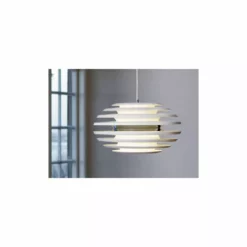 Belid Ellipse Ø50 Hvid/krom - Pendel -Indendørs Belysning Salgsbutik belid ellipse 50 hvidkrom pendel 2