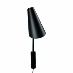 DybergLarsen Dyberg Larsen CALE Wall Lamp W/rod Matt Black -Indendørs Belysning Salgsbutik dyberg larsen cale wall lamp wrod matt black 3