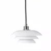 DybergLarsen Dyberg Larsen DL20 Opal/Chrome Pendant -Indendørs Belysning Salgsbutik dyberg larsen dl20 opalchrome pendant
