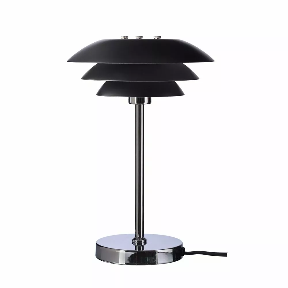 DybergLarsen Dyberg Larsen DL20 Table Lamp Matt Black Chrome Base 3 DybergLarsen Dyberg Larsen DL20 Table Lamp Matt Black Chrome Base
