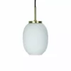 DybergLarsen Dyberg Larsen DL39 Opal Small Pendent Lamp W/Brass Suspension -Indendørs Belysning Salgsbutik dyberg larsen dl39 opal small pendent lamp wbrass suspension