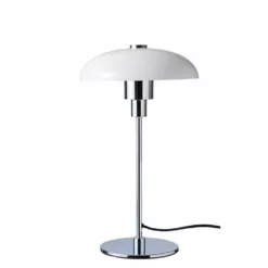 DybergLarsen Dyberg Larsen Opera Table Lamp Opal Plated Chrome D24