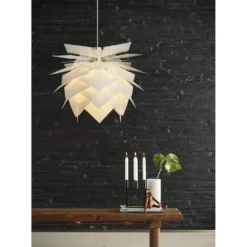 DybergLarsen PineApple Version 2 Medium Pendel - Hvid -Indendørs Belysning Salgsbutik dyberglarsen pineapple version 2 medium pendel hvid 1