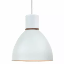 Halo Design ANGORA Pendel Ø13,5 Hvid / Træ-deko - 736614