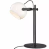 Halo Design D.C Bordlampe Ø18 E27, Opalic M, Eg-Sort -Indendørs Belysning Salgsbutik halo design dc bordlampe 18 e27 opalic m eg sort