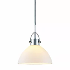 Halo Design DENVER Pendel Ø19 Opal Glas/krom - 717170