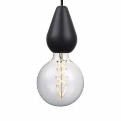 Halo Design HARD Fatningssæt E27 Sort Olieret Træ - 733026