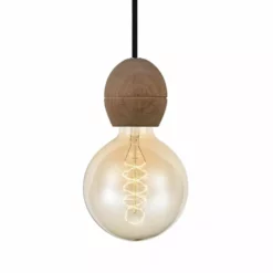 Halo Design LIGHT Fatningssæt E27 Mørk-træ - 716814