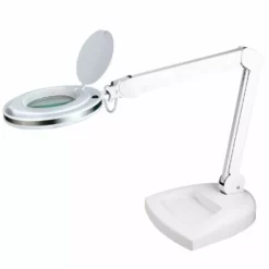 Halo Design MAGNI Bordlampe Magnifying Large, Hvid På Fod - 733392 - UDGÅET VARE