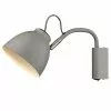 Halo Design NIVÅ Væglampe Ø14 GU10, Grå / Træ -Indendørs Belysning Salgsbutik halo design niva vaeglampe 14 gu10 gra trae