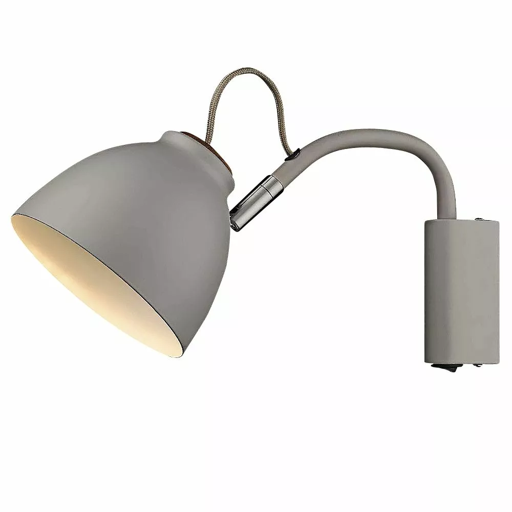 Halo Design NIVÅ Væglampe Ø14 GU10, Grå / Træ 3 Halo Design NIVÅ Væglampe Ø14 GU10, Grå / Træ