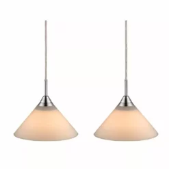 Halo Design SKOMAGER Pendel Sæt 2L Opal Glas - 730469