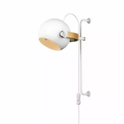 Halo Design Væglampe D.c Væglampe Ø18 M/arm Hvid - 734139