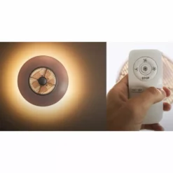 Halo Design Ventilator Plafond Med Lys 36W/12W17W Motor, 3000-4000-6000K. Fjernbetjening Medfølger, Kan Reg. I 3 Hastigheder - -Indendørs Belysning Salgsbutik halo design ventilator plafond med lys 36w12wn17w motor 3000 4000 6000k fjernbetjening medflger kan reg i 3 hastighedern 71980 5