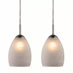 Halo Design WINNER Pendel Sæt 2L Mat-deco-glas - 730438