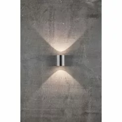 Nordlux Canto 2 - Væglampe - Rustfrit Stål 15 Nordlux Canto 2 - Væglampe - Rustfrit Stål -Indendørs Belysning Salgsbutik nordlux canto 2 vaeglampe rustfrit stal 6