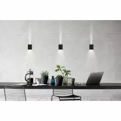 Nordlux Canto Kubi 2 - Væglampe - Sort -Indendørs Belysning Salgsbutik nordlux canto kubi 2 vaeglampe sort 6