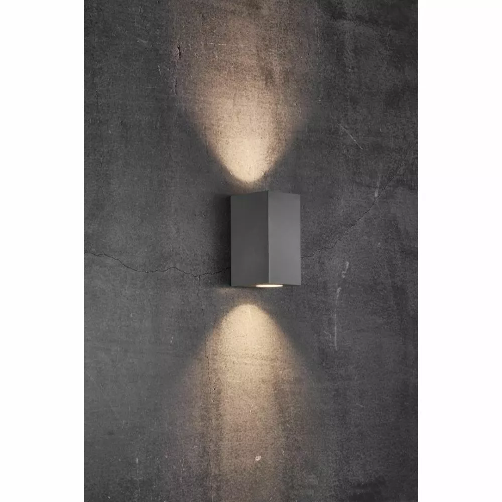 Nordlux Canto Maxi Kubi 2 - Væglampe - Grå 4 Nordlux Canto Maxi Kubi 2 - Væglampe - Grå - Billede 2