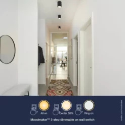 Nordlux Fallon Long - Påbygningsspot - Sort/Stål -Indendørs Belysning Salgsbutik nordlux fallon long pabygningsspot sortstal 8