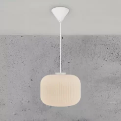 Nordlux Milford 30 - Pendel - Opal Hvid -Indendørs Belysning Salgsbutik nordlux milford 30 pendel opal hvid 5