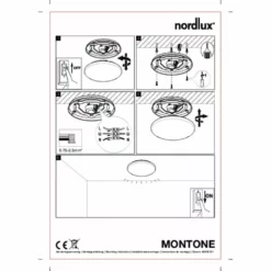 Nordlux Montone 25 - 2700k - Hvid Lampe