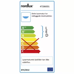 Nordlux Oja 42 Ip20 2700k 3-step Hvid Lampe