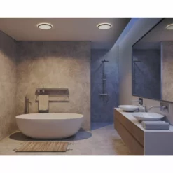 Nordlux Oja 42 Ip54 3000/4000K - Loftlampe - Sort -Indendørs Belysning Salgsbutik nordlux oja 42 ip54 30004000k loftlampe sort 3