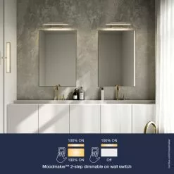 Nordlux Otis 40 - Væglampe - Børstet Nikkel 17 Nordlux Otis 40 - Væglampe - Børstet Nikkel -Indendørs Belysning Salgsbutik nordlux otis 40 vaeglampe brstet nikkel 7