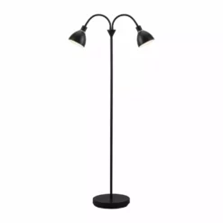 Nordlux Ray Double - Gulvlampe - Sort