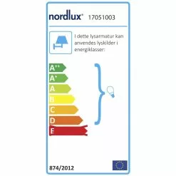 Nordlux Skot Oval E27 Sort Lampe