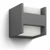 Philips Signify Philips Arbour Væglampe, Anthracite 2x4.5w -Indendørs Belysning Salgsbutik philips arbour vaeglampe anthracite 2x45w