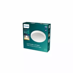 Philips Signify Philips BALANCE Funktionel LED Loftlampe I Hvid Metal/plastik - CL257 EC RD 6W 27K W HV IP44 06 -Indendørs Belysning Salgsbutik philips balance funktionel led loftslampe i hvid metalplastik cl257 ec rd 6w 27k w hv ip44 06 2