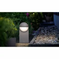 Philips Signify Philips Capricorn Stander-/søjlelampe, Grå 1x6w H40 Cm. -Indendørs Belysning Salgsbutik philips capricorn stander sojlelampe gra 1x6w h40 cm 2