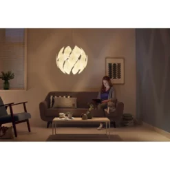 Philips Signify Philips Chiffon Pendel, Hvid 1x60w -Indendørs Belysning Salgsbutik philips chiffon pendel hvid 1x60w 2