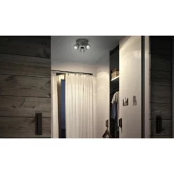 Philips Signify Philips County Plate/spiral Nikkel 3x4w 5 Philips Signify Philips County Plate/spiral Nikkel 3x4w -Indendørs Belysning Salgsbutik philips county platespiral nikkel 3x4w 1