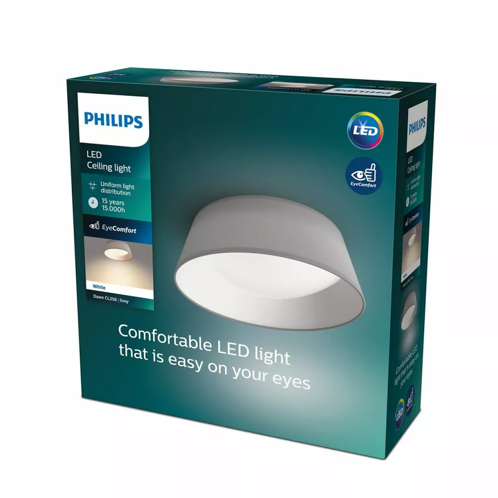 Philips Signify Philips DAWN Funktionel LED Loftlampe I Grå Metal/plastik - CL258 EC RD 14W 30K H HV 06 5 Philips Signify Philips DAWN Funktionel LED Loftlampe I Grå Metal/plastik - CL258 EC RD 14W 30K H HV 06 - Billede 3