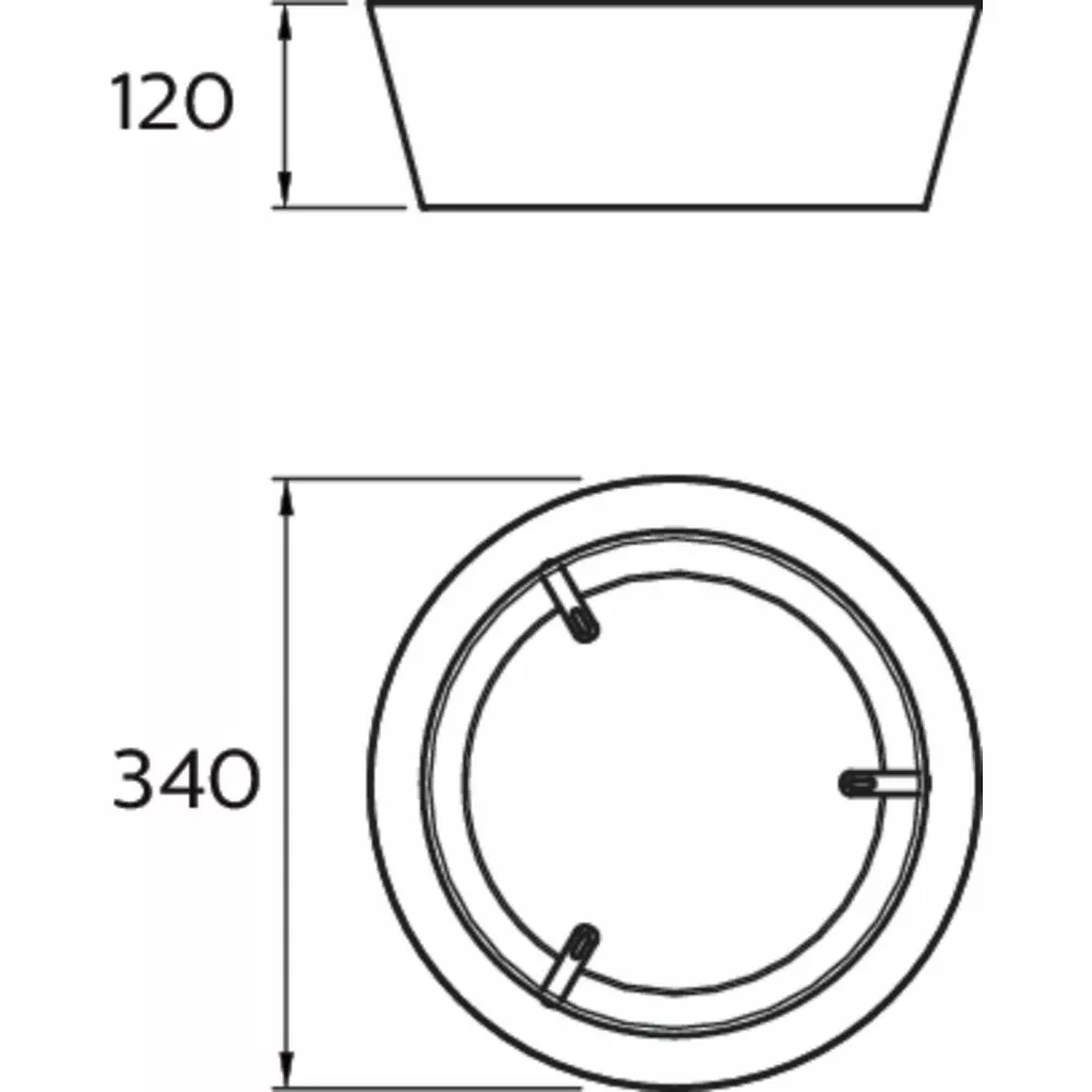 Philips Signify Philips DAWN Funktionel LED Loftlampe I Grå Metal/plastik - CL258 EC RD 14W 30K H HV 06 6 Philips Signify Philips DAWN Funktionel LED Loftlampe I Grå Metal/plastik - CL258 EC RD 14W 30K H HV 06 - Billede 4