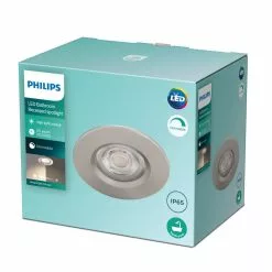 Philips Signify Philips DIVE Funktionel LED Indbygningsspots I Nikkel Metal/plastik - SL261 RD 070 5W 27K N HV IP65L -Indendørs Belysning Salgsbutik philips dive funktionel led indbygningsspots i nikkel metalplastik sl261 rd 070 5w 27k n hv ip65l 2