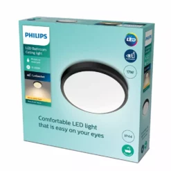 Philips Signify Philips DORIS Funktionel LED Loftlampe I Sort Metal/plastik - CL257 EC RD 17W 27K B HV IP44 06 -Indendørs Belysning Salgsbutik philips doris funktionel led loftslampe i sort metalplastik cl257 ec rd 17w 27k b hv ip44 06 2