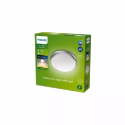 Philips Signify Philips Doris LED Udendørsloftslampe I Nikkel - 6W 27K Nickel IP54 HV -Indendørs Belysning Salgsbutik philips doris led udendrsloftslampe i nikkel 6w 27k nickel ip54 hv 3