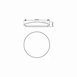 Philips Signify Philips Funktionel LED Loftlampe I Hvid Metal/plastik - CL200 EC RD 20W 27K W HV 06 -Indendørs Belysning Salgsbutik philips funktionel led loftslampe i hvid metalplastik cl200 ec rd 20w 27k w hv 06 1