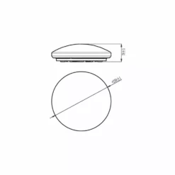 Philips Signify Philips Funktionel LED Loftlampe I Hvid Metal/plastik - CL251 EC RD 10W 27K W WV IP44 06 -Indendørs Belysning Salgsbutik philips funktionel led loftslampe i hvid metalplastik cl251 ec rd 10w 27k w wv ip44 06 2