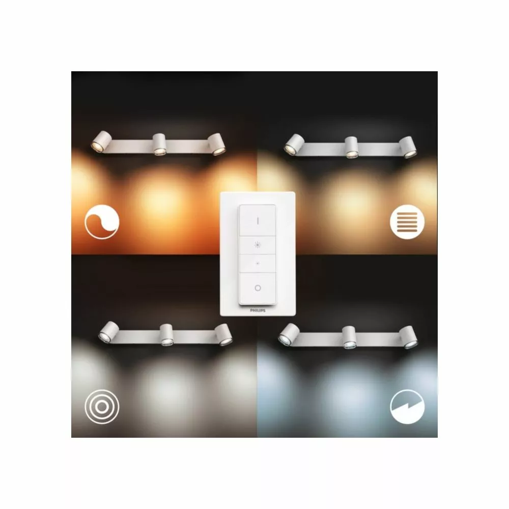 Philips Hue Adore Hue Bar/tube Hvid 3x5W 230V - 929003056301 4 Philips Hue Adore Hue Bar/tube Hvid 3x5W 230V - 929003056301 - Billede 2