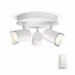 Philips Hue Adore Hue Plate/spiral Hvid 3x5W 230V - 929003056401 -Indendørs Belysning Salgsbutik philips hue adore hue platespiral hvid 3x5w 230v 929003056401 9