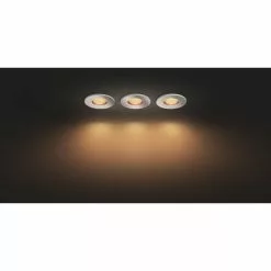 Philips Hue Adore Hue Recessed Chrome 3x5W 230V - 929003055901 -Indendørs Belysning Salgsbutik philips hue adore hue recessed chrome 3x5w 230v 929003055901 7