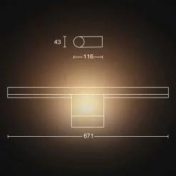 Philips Hue Adore Væglampe Til Badeværelset - 8718696175798 -Indendørs Belysning Salgsbutik philips hue adore vaeglampe til badevaerelset 8718696170816 3