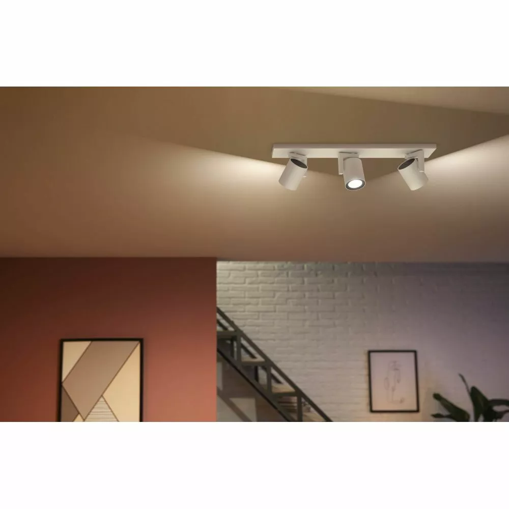 Philips Hue Argenta Plate/spiral Hvid 3x5.7W 230V 3 Philips Hue Argenta Plate/spiral Hvid 3x5.7W 230V