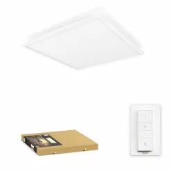 Philips Hue Aurelle Firkantet Loftslampe Hvid 55W 230V - VAREN ER UDGÅET -Indendørs Belysning Salgsbutik philips hue aurelle firkantet loftslampe hvid 55w 230v 15