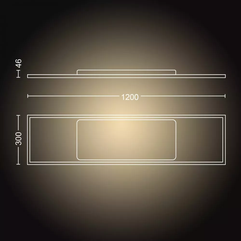 Philips Hue Aurelle Hue Panel REC 39W Loftslampe - 929003099101 10 Philips Hue Aurelle Hue Panel REC 39W Loftslampe - 929003099101 - Billede 8