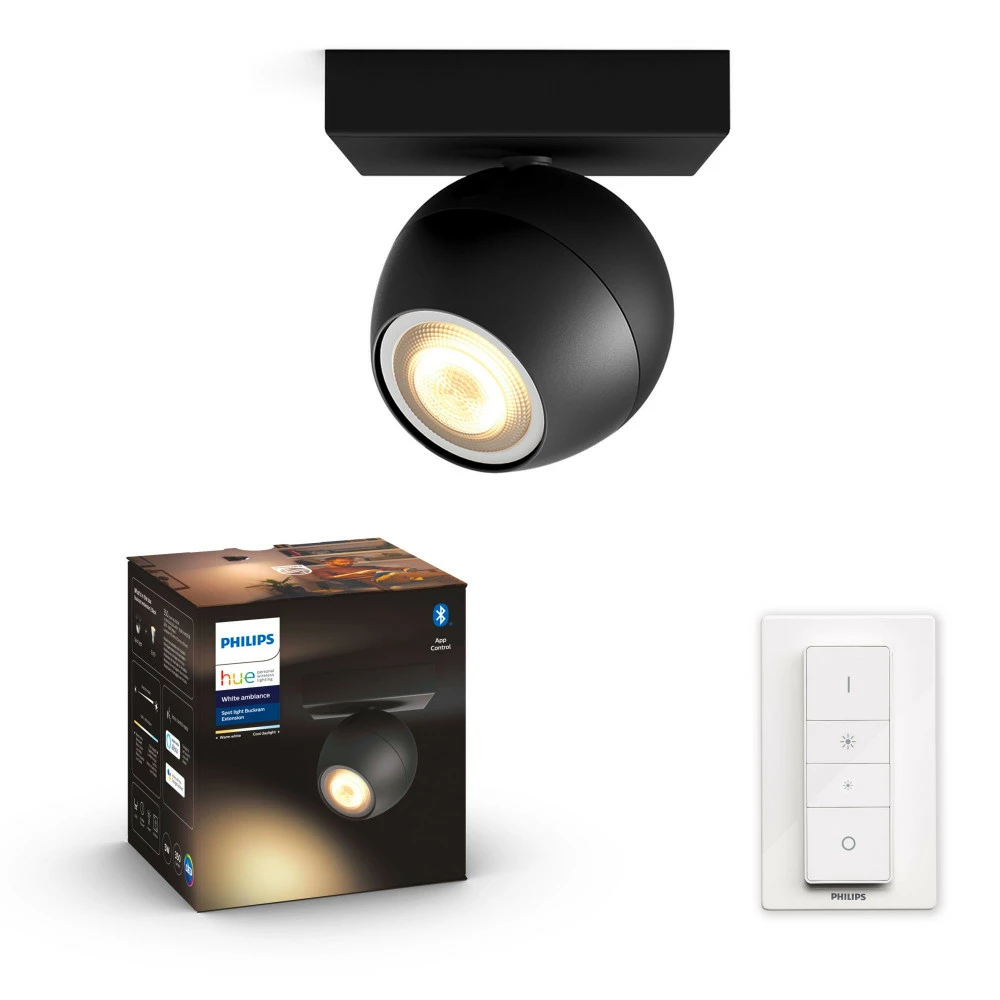 Philips Hue Buckram Enkelt Spot - Bluetooth - 8718696175743 12 Philips Hue Buckram Enkelt Spot - Bluetooth - 8718696175743 - Billede 10